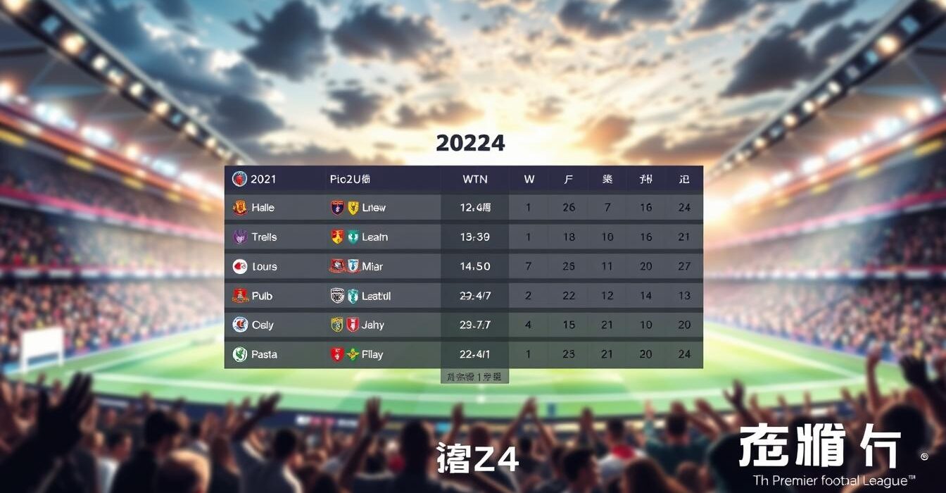 ตารางคะแนนพรีเมียร์ลีก