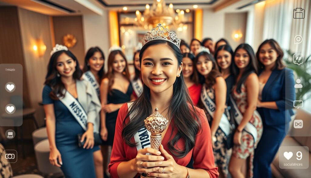 มิสเวิลด์และสาวสวยบนโลกโซเชียล